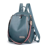 Women's Soft Leather Backpack for Travel and Leisure