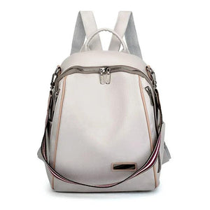Women's Soft Leather Backpack for Travel and Leisure