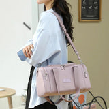 Large Capacity Women's Shoulder Bag Top-handle Travel Handbag