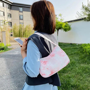 Tie-dye Women's Shoulder Messenger Bag Casual Street Hip-hop Nylon Bag