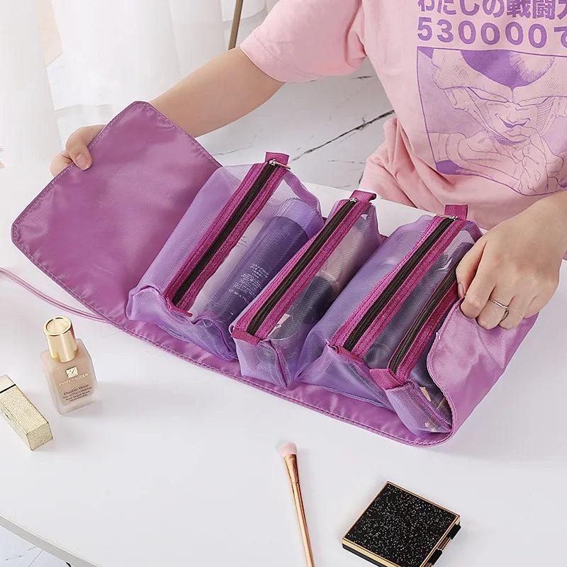 Detachable Makeup Bag Portable Large-capacity Four-in-one