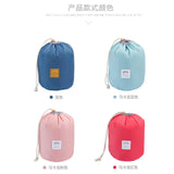 Large Capacity Nylon Cylinder Cosmetic Bag Multifunctional