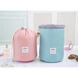 Large Capacity Nylon Cylinder Cosmetic Bag Multifunctional