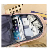 Canvas Women Backpack School Bag Teenage Girl Travel Bag