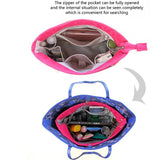 Bag in Bag Organizer Handbag Purse Insert Organizer Large Capacity