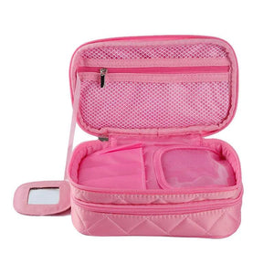 Travel Nylon Cosmetic Bag Multi-layer Cosmetic Storage Box Female Makeup Box