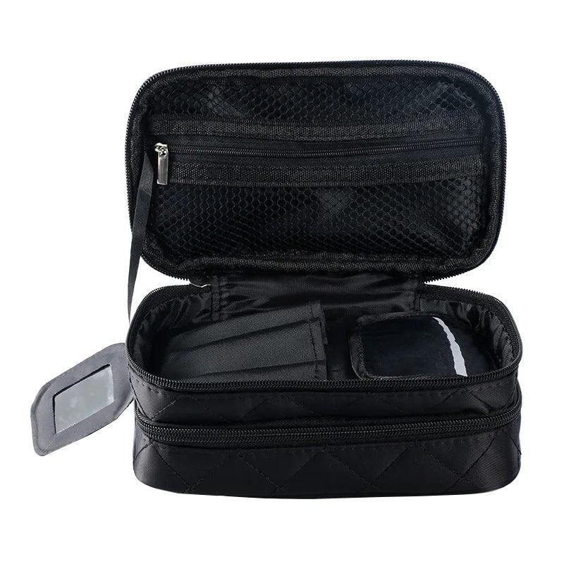 Travel Nylon Cosmetic Bag Multi-layer Cosmetic Storage Box Female Makeup Box