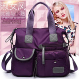 European Ladies Mommy Handbag Nylon Shoulder Portable Travel Messenger Bag