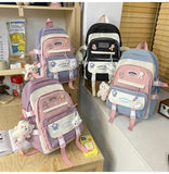 Teenager Waterproof Backpack Large Capacity School Bag Female Rucksack