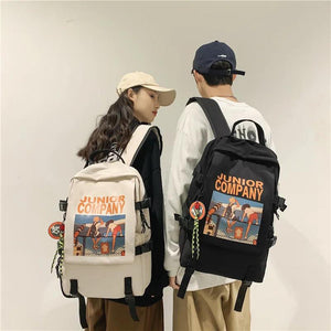 Teenager Backpack Large Capacity Waterproof School Bag Laptop Rucksack