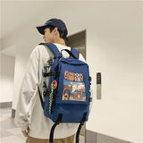 Teenager Backpack Large Capacity Waterproof School Bag Laptop Rucksack