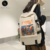 Teenager Backpack Large Capacity Waterproof School Bag Laptop Rucksack