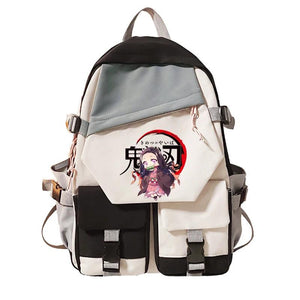 Demon Slayer Anime Backpack School Bags Kpop Unisex Shopper Bag