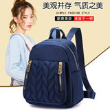 Women's Mini Embroidery Thread Backpack - Lightweight Tote Handbag