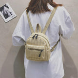 Women Straw Backpack Rattan Weave School Bag Travel Shoulder Bagpack