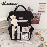 Girl Waterproof Candy Colors Schoolbag Students Leisure High Capacity