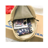 Large Canvas Backpack for Women Solid Rucksacks