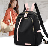 Oxford Cloth Backpack Waterproof School Bag for Women