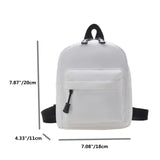 Nylon Mini Backpack for Women School Travel Shoulder Handbags