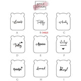 Personalized Bear Backpack for Women Mini Kids Travel Shopping Backpack