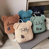 Personalized Bear Backpack for Women Mini Kids Travel Shopping Backpack
