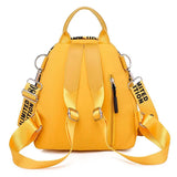 Casual Letter Multi-Function Women Backpack for Teenage Girl