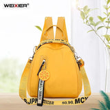 Casual Letter Multi-Function Women Backpack for Teenage Girl