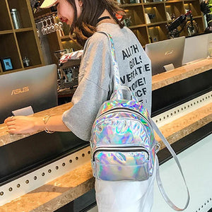 Women Preppy Style School Mini Travel Ladies Leather Backpacks