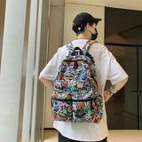 Cartoon Girl School Backpack Large Capacity Waterproof Bookbag