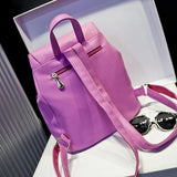 Female Backpack Lady PU Leather Travel Bag