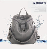 Stacy Bag 072716 Lady PU Leather Backpack Casual Travel Bag
