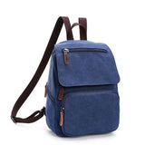 Lady Small Canvas Backpack Female Travel Bag