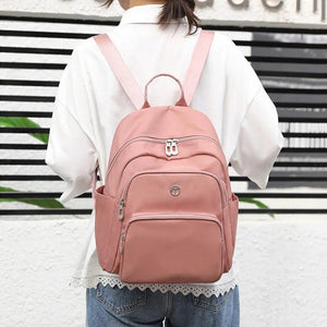 Waterproof Women's Backpack Student School Bag Travel Casual Nylon Rucksack