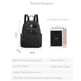 Waterproof Women's Backpack Student School Bag Travel Casual Nylon Rucksack