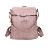 Casual Women Backpack PU Leather School Backpack for Teenager Girls