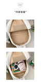 Fur Women's Backpack Shell School Bag Versatile Travel Bag