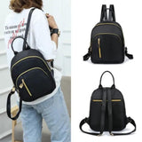 Women's Anti-theft Waterproof Nylon Backpack Travel Satchel Bags