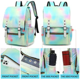 Casual Girl School Backpack Large Capacity Book Bag Women Colorful Waterproof