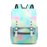 Casual Girl School Backpack Large Capacity Book Bag Women Colorful Waterproof