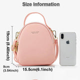 Leather Mini Backpack Purse for Women Tote Shoulder Bag