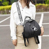 Waterproof Nylon Women Backpack Zipper School Bags For Teenagers Girls