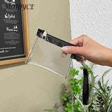 Retro Denim Transparent Daypack Hiking Backpacks