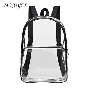 Retro Denim Transparent Daypack Hiking Backpacks