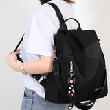 Waterproof Oxford Cloth Backpack for Women Casual Ladies Shoulder Bags