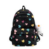 Girls Cartoon Pattern School Backpack Women's College Student Bag