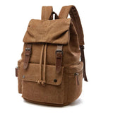 Waterproof Waxed Canvas Backpack Men Backpacks Rucksack