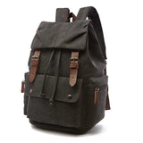 Waterproof Waxed Canvas Backpack Men Backpacks Rucksack
