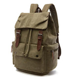 Waterproof Waxed Canvas Backpack Men Backpacks Rucksack