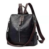 Retro Backpack Female Casual Student Travel Bag Anti-Theft