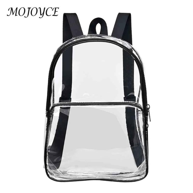 Solid Backpack Men Women Travel Bag High Capacity Student Zipper